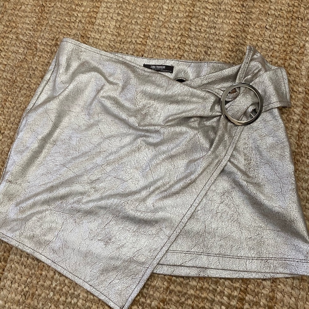Zara metallic skirt